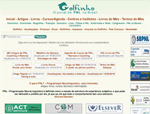Tablet Screenshot of golfinho.com.br